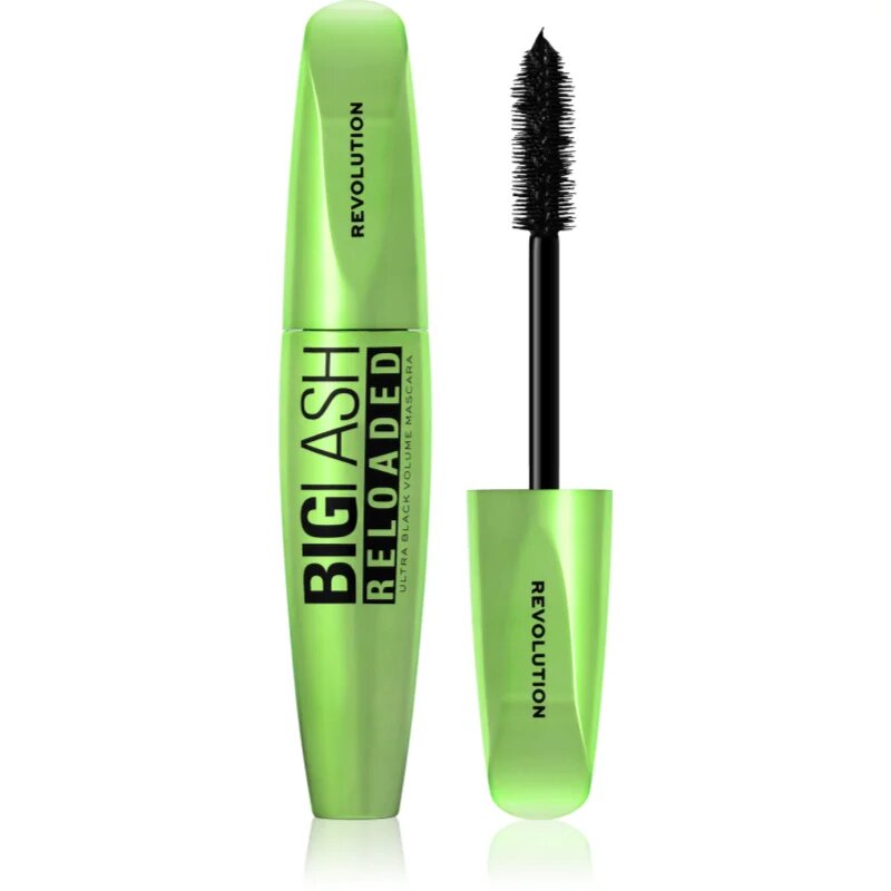 Revolution Big Lash Reloaded rimel pentru volum foarte negru culoare Ultra Black 8 ml