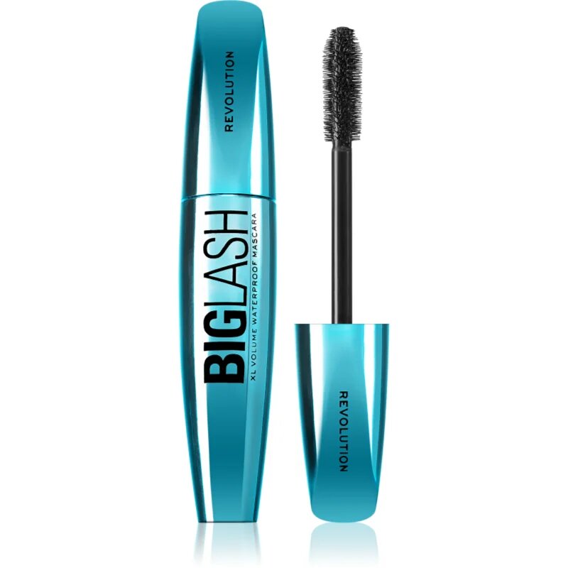 Revolution Big Lash Volume mascara rezistent la apă pentru volum culoare Black 8 ml