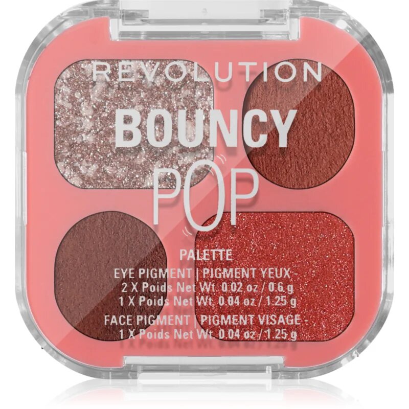 Revolution Bouncy POP Palette paletă cu farduri de ochi culoare 1 buc
