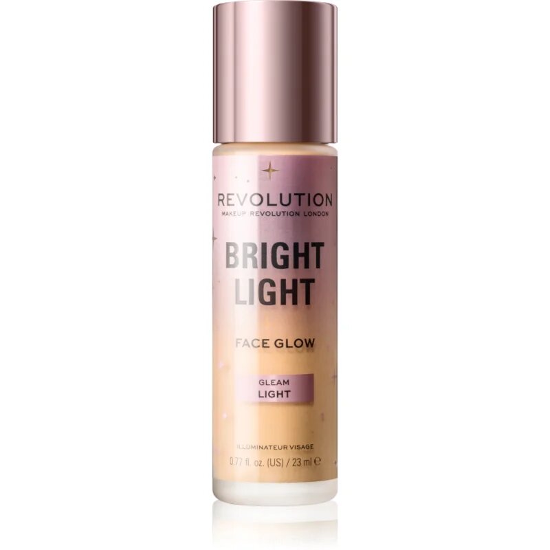 Revolution Bright Light Face Glow tonic fluid iluminator culoare Gleam Light 23 ml