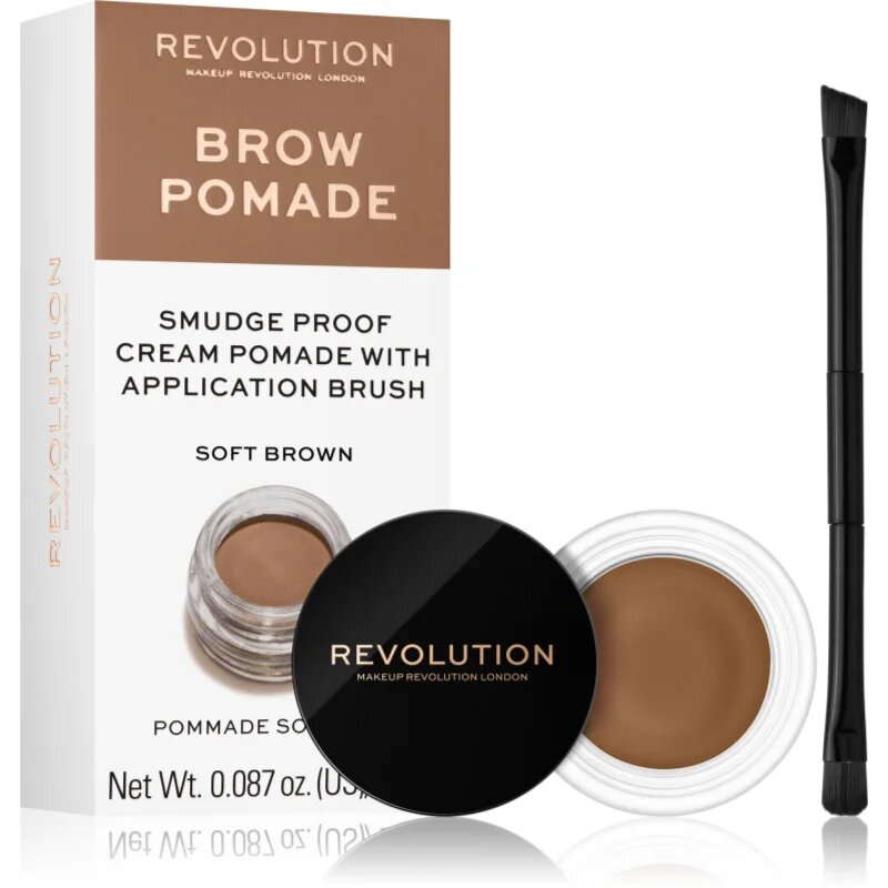 Brow Pomade pomadă pentru sprâncene culoare Soft Brown 2.5 g