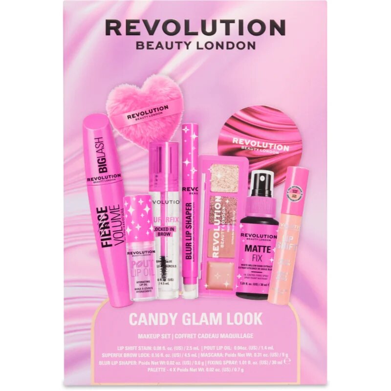 Revolution Candy Glam Look set cadou pentru femei 1 buc