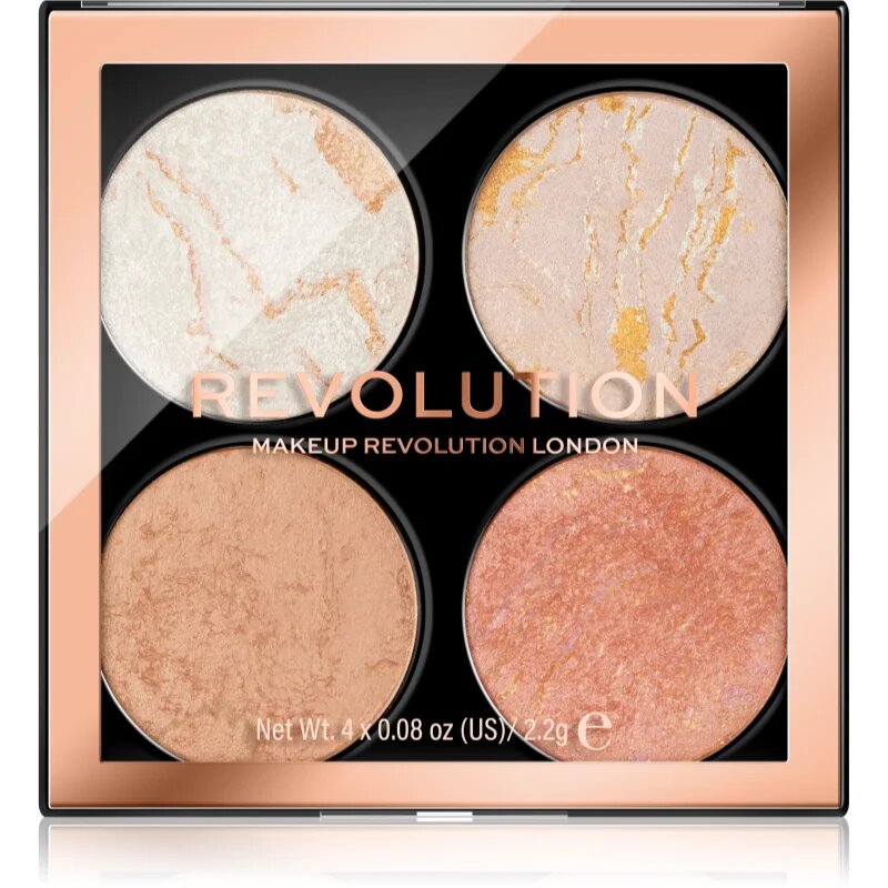 Revolution Cheek Kit paletă de farduri pentru obraji culoare Take a Breather 4x2.2 g