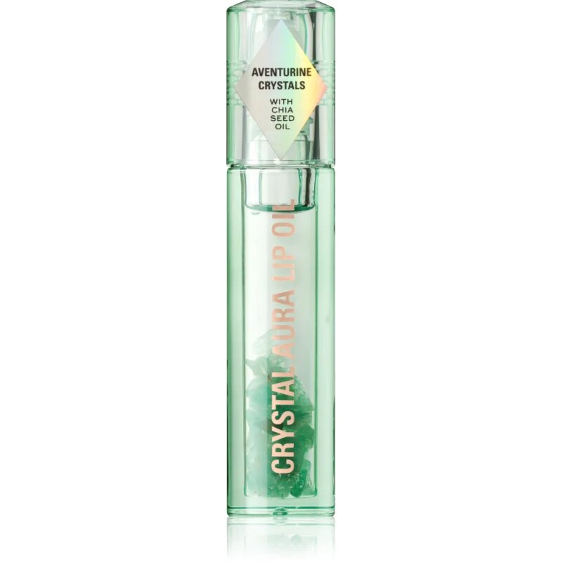 Revolution Crystal Aura ulei pentru buze nutritie si hidratare culoare Aventurine Cucumber 2.5 ml