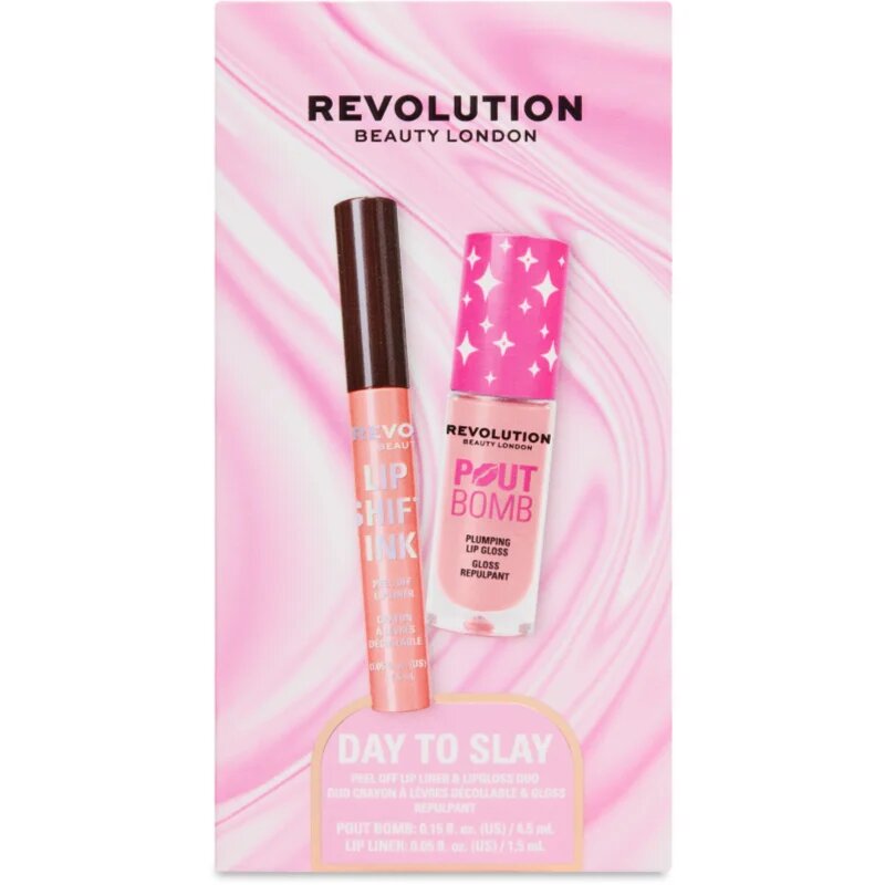 Revolution Day to Slay Duo set cadou de buze pentru femei 1 buc