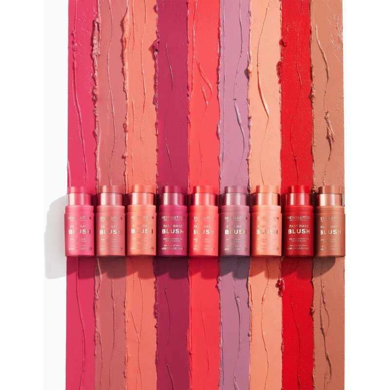 Revolution Fast Base balsam tonic pentru buze si obraji culoare Mauve 14 g