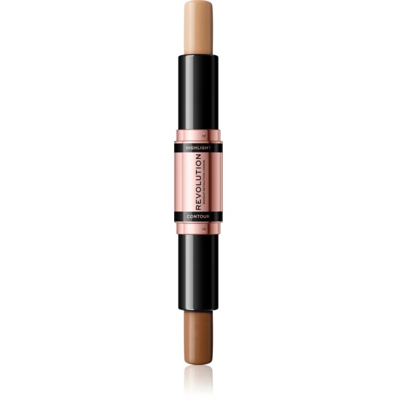 Revolution Fast Base baton pentru dublu contur culoare Medium 2x4.3 g