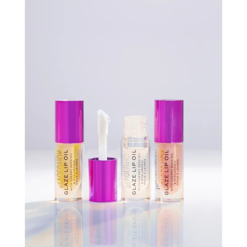 Revolution Glaze ulei pentru buze culoare Glam Pink 4.6 ml