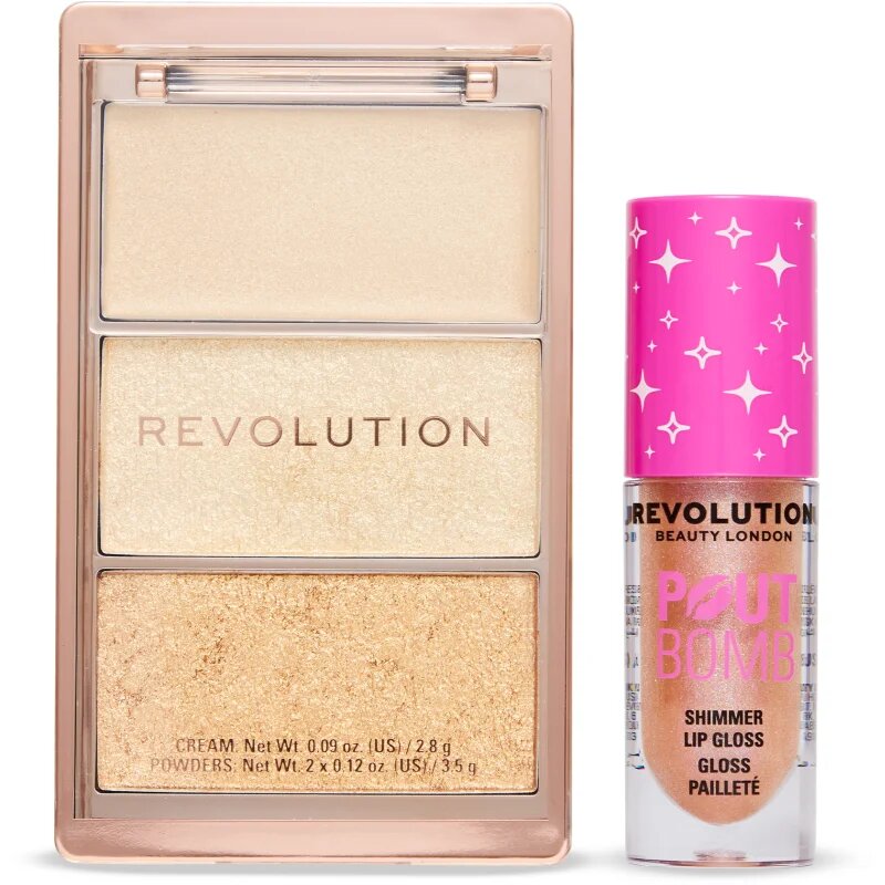 Revolution Golden Glam Duo set cadou pentru femei 1 buc
