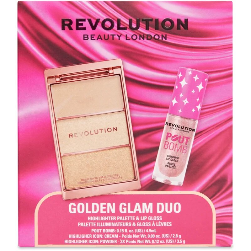 Revolution Golden Glam Duo set cadou pentru femei 1 buc