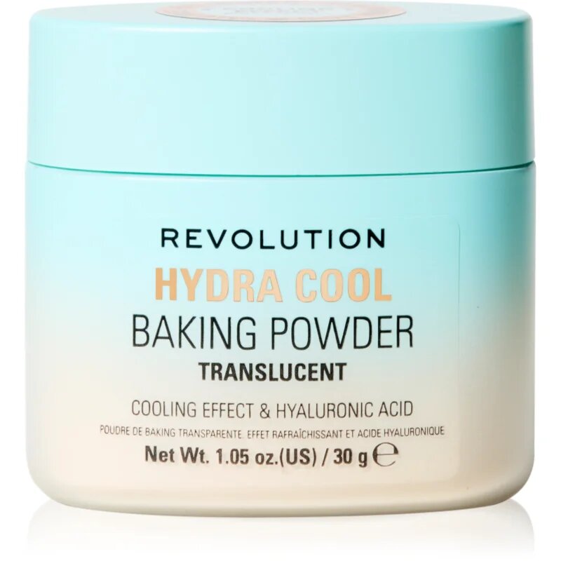 Revolution Hydra Cool Loose Baking Powder pudra pentru stralucire cu efect racoritor 30 g