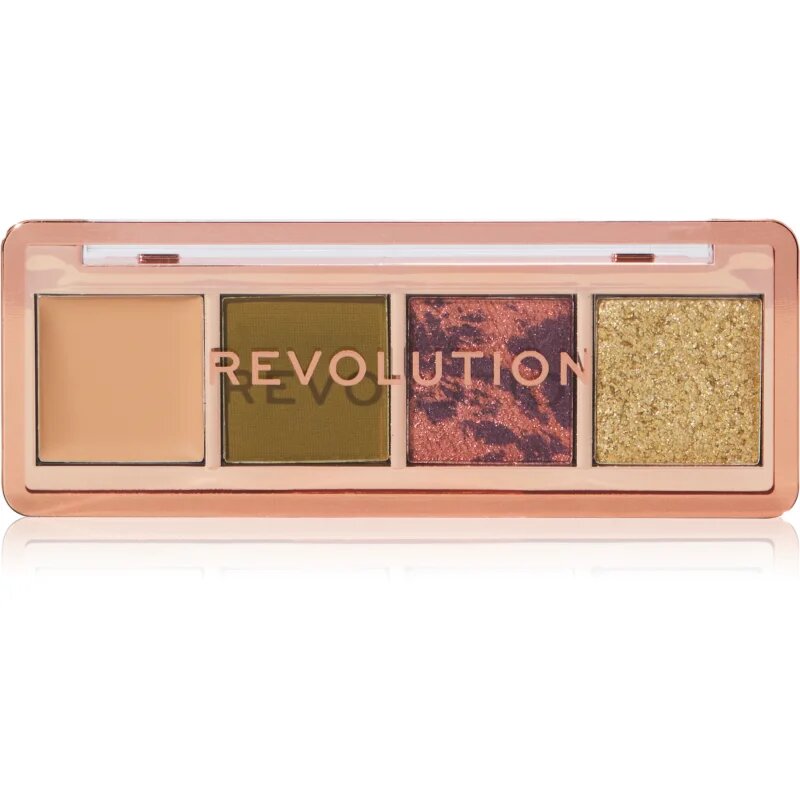Revolution Icon Edit paletă cu farduri de ochi culoare The Eternal Green Palette 2.8 g