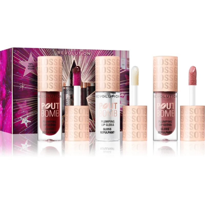 Revolution Makeup set Pout Bomb set cadou de buze