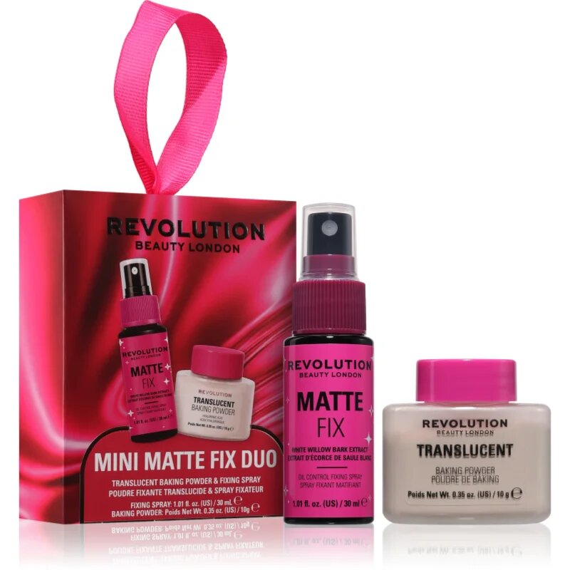 Revolution Mini Matte Fix Duo set cadou faciale pentru femei 1 buc