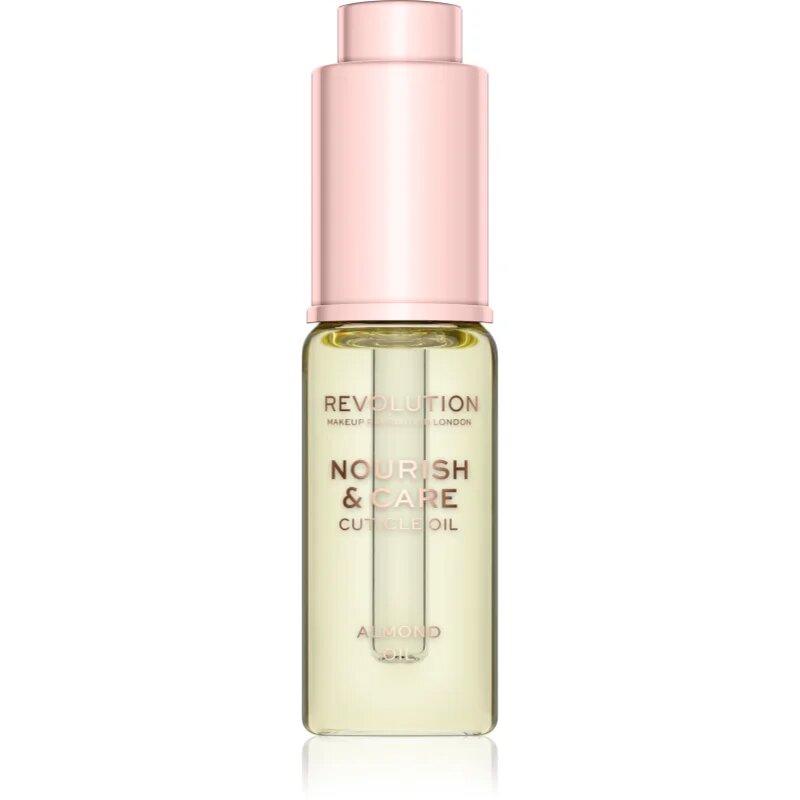 Revolution Nourish & Care tratament intensiv pentru unghii și cuticule uscate cu ulei de migdale 15 ml