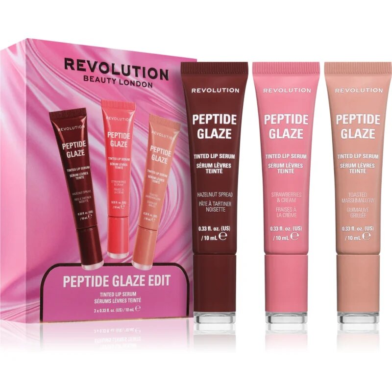 Revolution Peptide Glaze Edit set cadou de buze 1 buc