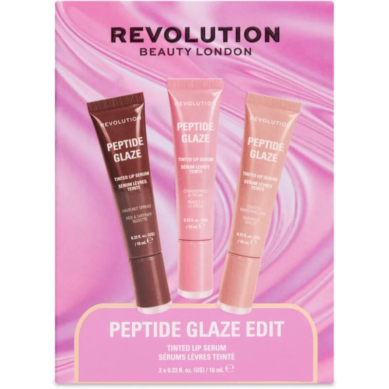 Revolution Peptide Glaze Edit set cadou de buze 1 buc