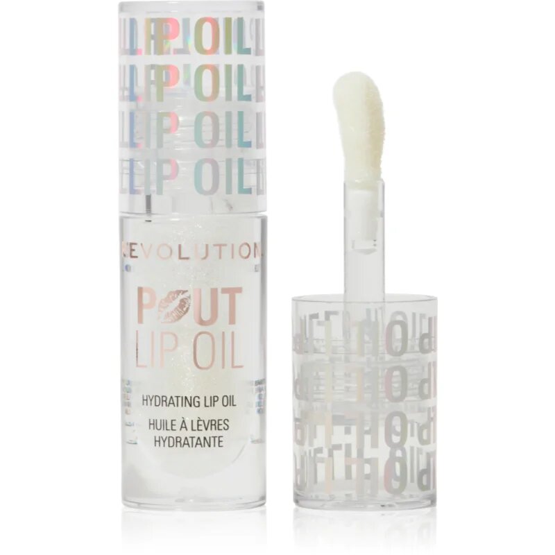 Revolution Pout Lip Oil ulei pentru buze cu particule stralucitoare 4.6 ml