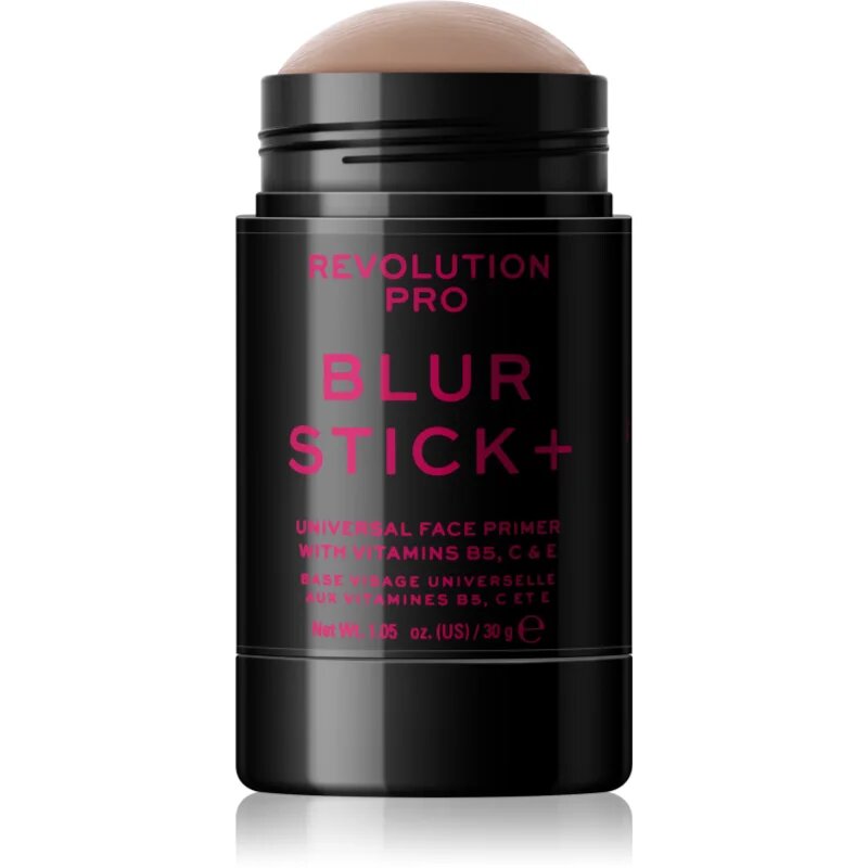 Revolution PRO Blur Stick + Primer pentru minimalizarea porilor cu vitamine B C E 30 g