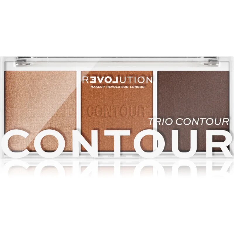 Revolution Relove Colour Play Contour Trio Palette Patela pentru conturul fetei culoare Bronze Sugar 6 g