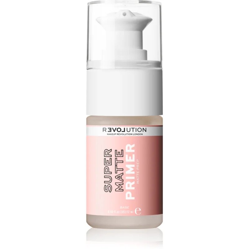 Revolution Relove Super Matte Primer bază de machiaj matifiantă sub fondul de ten 12 g