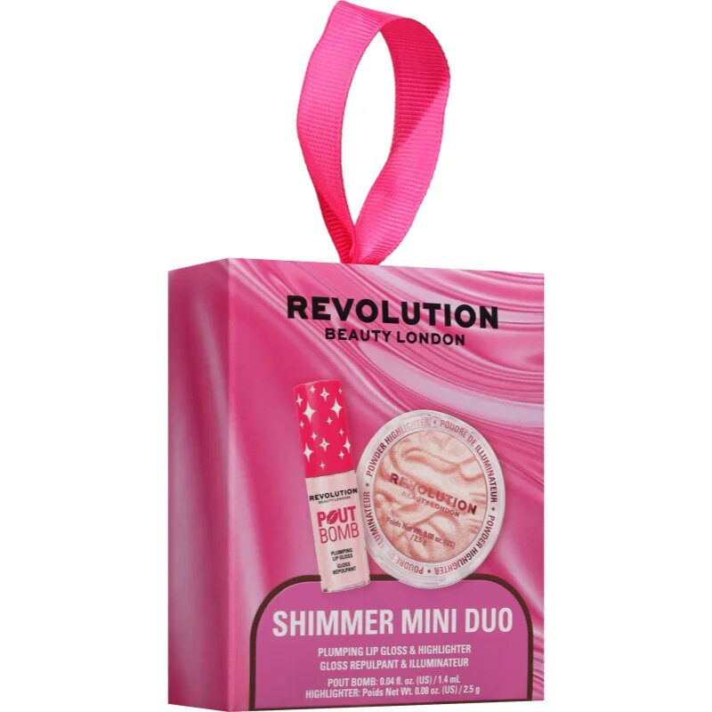 Revolution Shimmer mini Duo set cadou cu efect iluminator pentru femei 1 buc