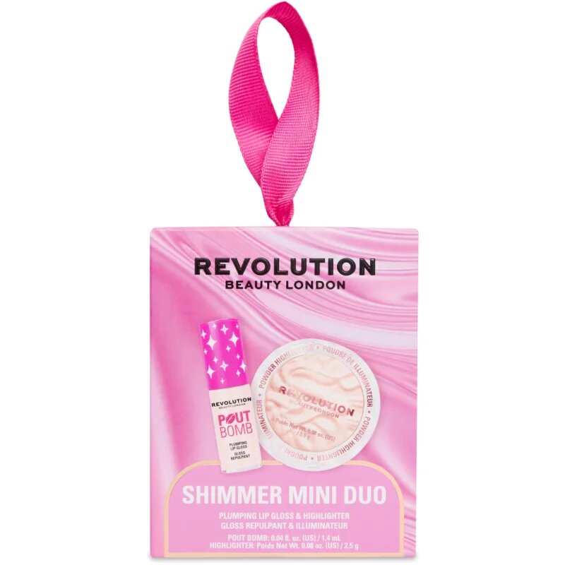 Revolution Shimmer mini Duo set cadou cu efect iluminator pentru femei 1 buc
