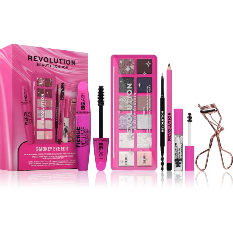 Revolution Smokey Eye Edit set cadou pentru ochi și sprâncene pentru femei 1 buc