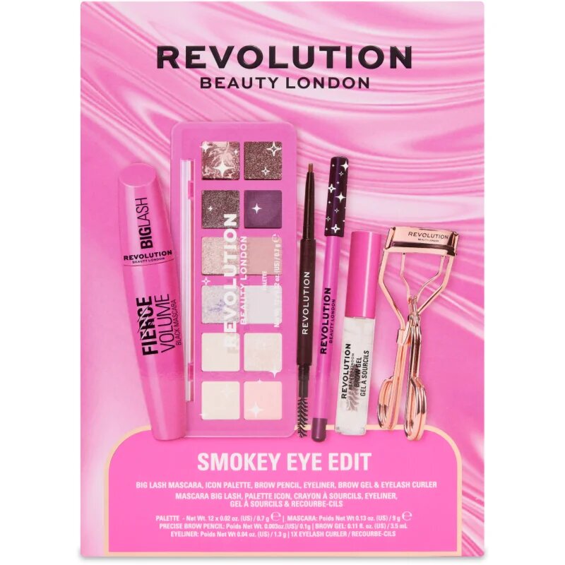 Revolution Smokey Eye Edit set cadou pentru ochi și sprâncene pentru femei 1 buc
