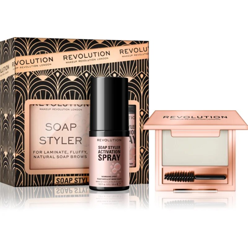 Revolution Soap Styler kit pentru sprâncene ediție cadou culoare Transparent