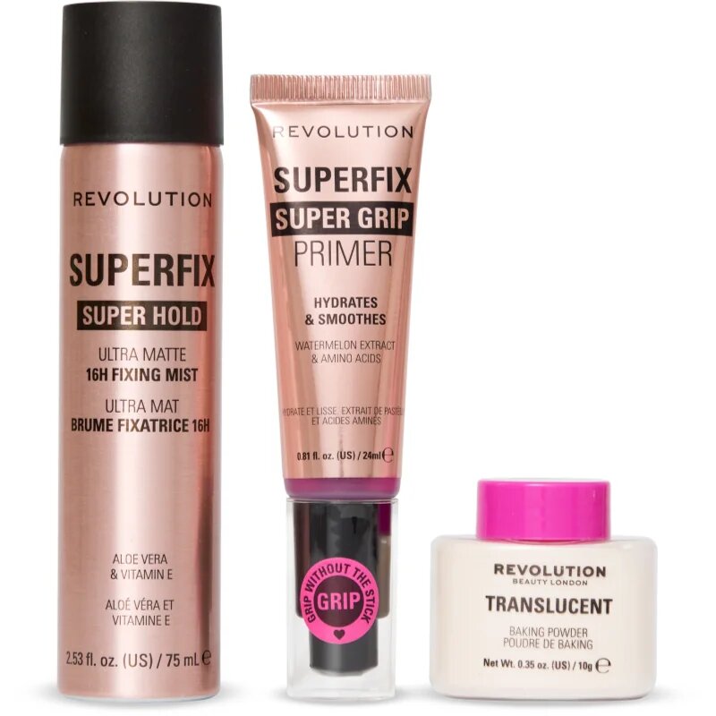 Revolution Superfix Bake Set set cadou faciale 1 buc