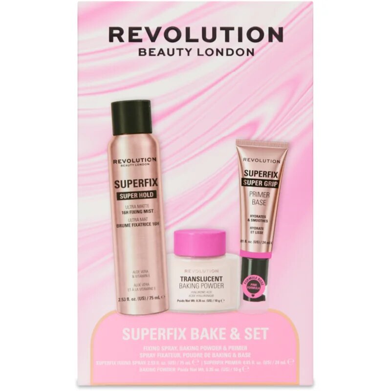 Revolution Superfix Bake Set set cadou faciale 1 buc