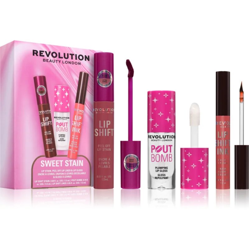 Revolution Sweet Stain Set set cadou de buze 1 buc
