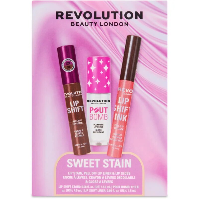 Revolution Sweet Stain Set set cadou de buze 1 buc