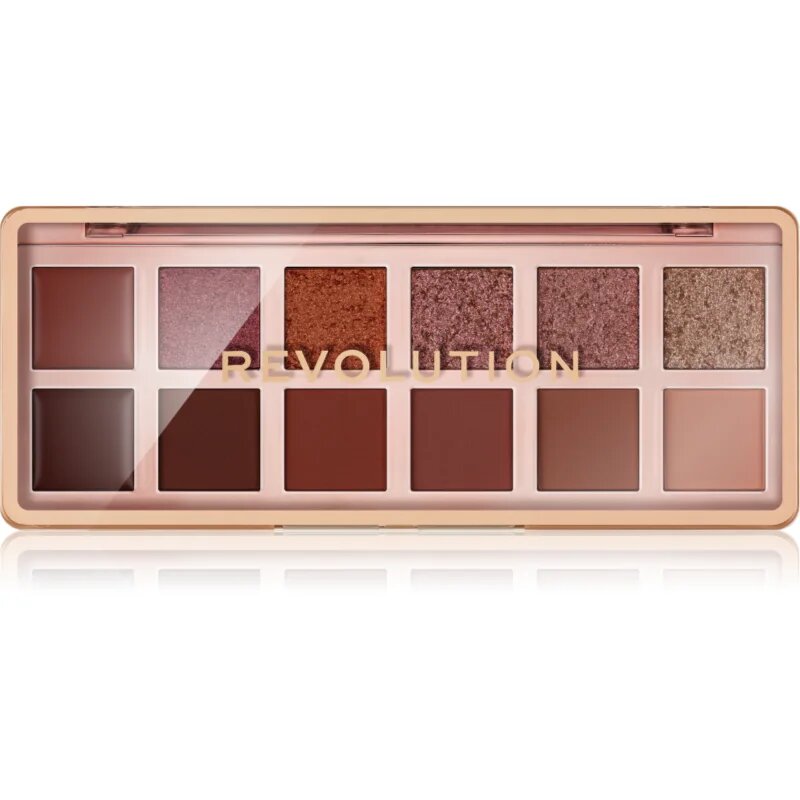 Revolution The Icon Palette paletă cu farduri de ochi culoare The True Icon Bronze Palette 12x0.7 g