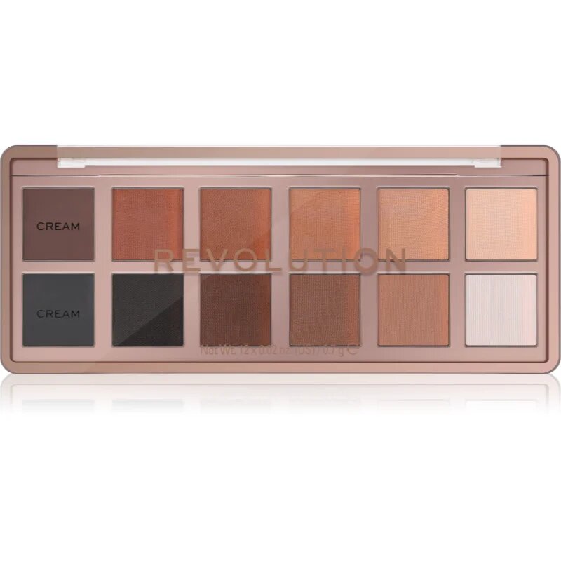 Revolution The Master Icon Matte Nudes Palette paletă cu farduri de ochi 1 buc