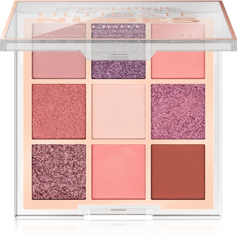 Ultimate Nudes paletă cu farduri de ochi culoare Light 8 g
