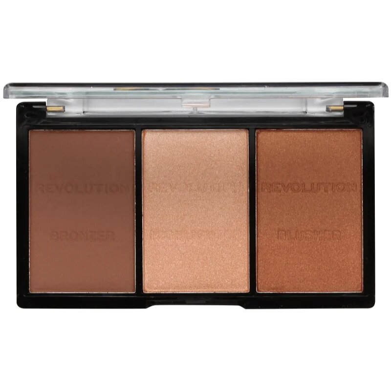 Revolution Ultra Sculpt & Contour paleta pentru contur facial culoare 04 Ultra Ligt/Medium 11 g