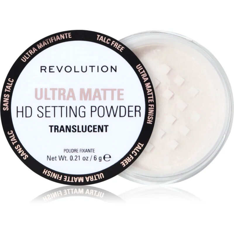 Revolution Ultra Velvet Loose Setting Powder pudra mata transparenta 6 g