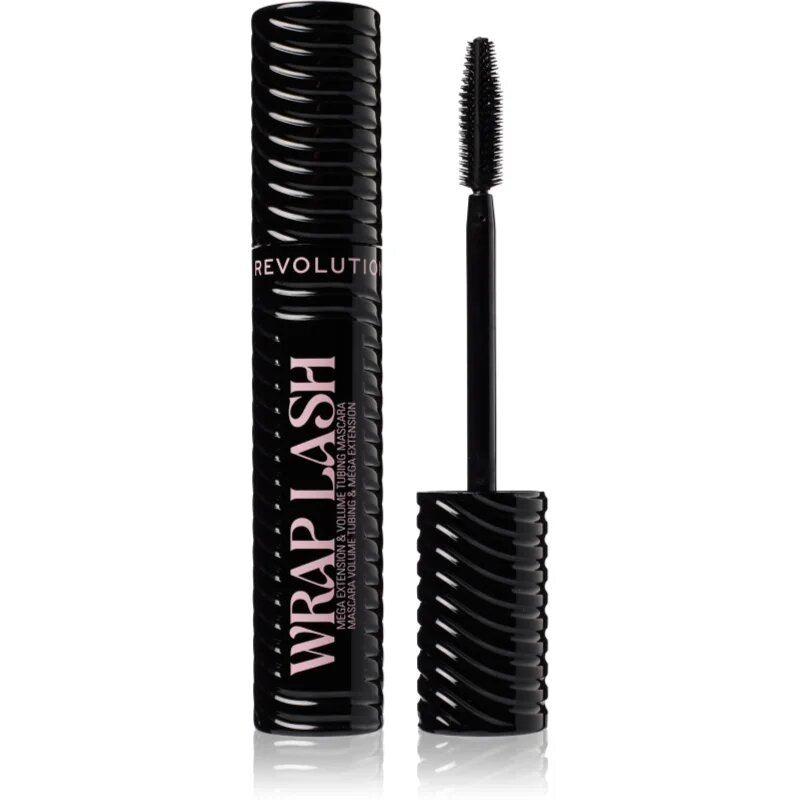 Revolution Wrap Lash mascara cu efect de volum culoare Ultra Black 8.5 ml