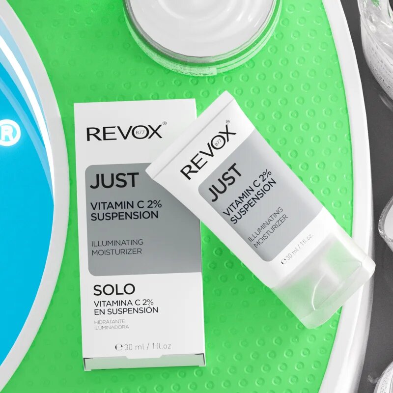 Revox B77 Just Vitamin C 2% Suspension crema hidratanta cu efect iluminator pentru față și gât 30 ml