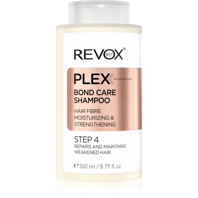 Revox B77 PLEX Bond Care Shampoo. Step 4 sampon fortifiant cu efect de hidratare 260 ml
