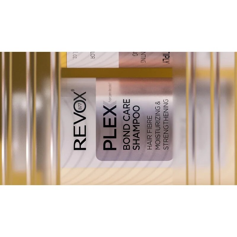 Revox B77 PLEX Bond Care Shampoo. Step 4 sampon fortifiant cu efect de hidratare 260 ml