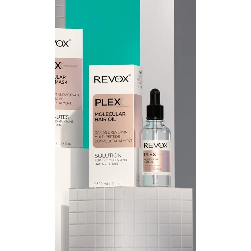 Revox B77 PLEX Molecular Hair Oil ulei pentru întărirea părului deteriorat 30 ml