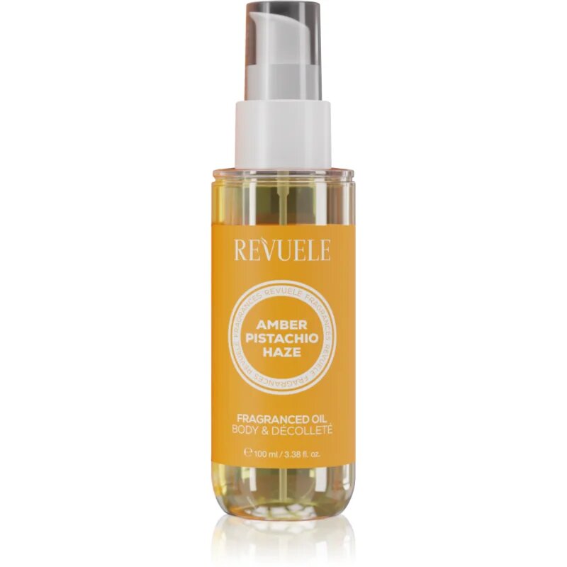 Revuele Amber Pistachio Haze Fragranced Oil ulei parfumat pentru corp 100 ml