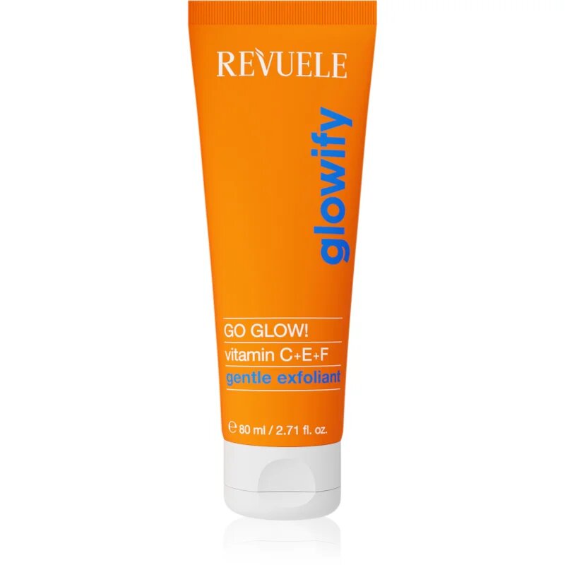 Revuele Glowify Go Glow! crema delicata pentru exfoliere pentru o piele mai luminoasa 80 ml