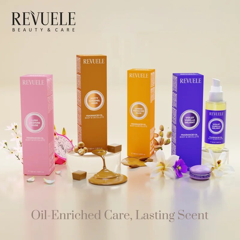 Revuele Lush Jasmine Muse Fragranced Oil ulei parfumat pentru corp 100 ml