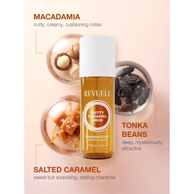 Revuele Nutty Caramel Snug Fragrance Trio Set set cadou pentru corp pentru femei