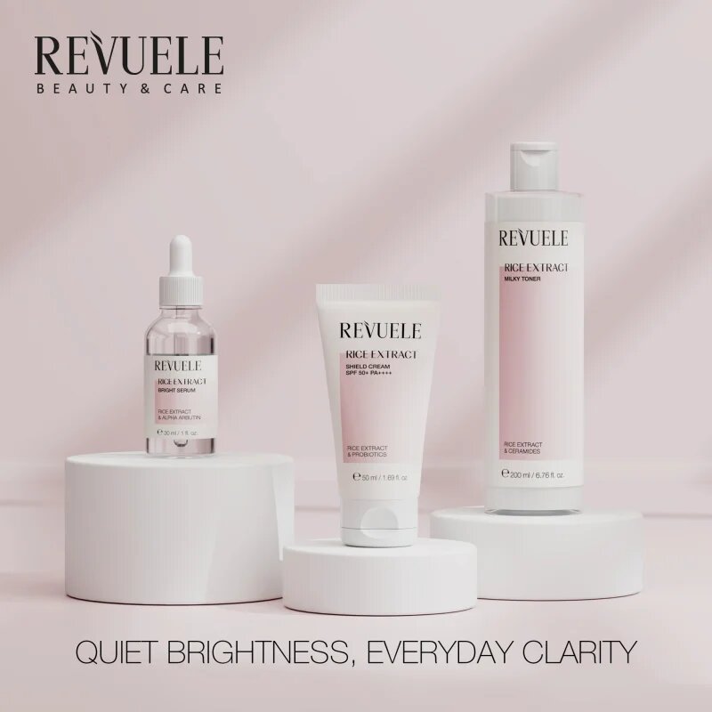 Revuele Rice Extract Bright Serum ser cu efect iluminator faciale 30 ml