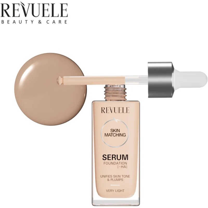 Revuele Serum Foundation [+HA] make up hidratant pentru uniformizarea nuantei tenului culoare Very Light 30 ml
